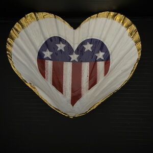 Heart shaped Seashell Trinket Dish